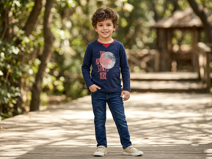 Boys Adventure Full Sleeve T-Shirt