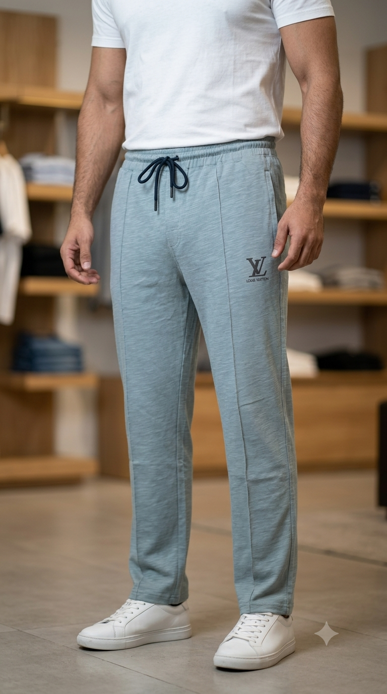 Men's Trouser - Light Blue Hanger