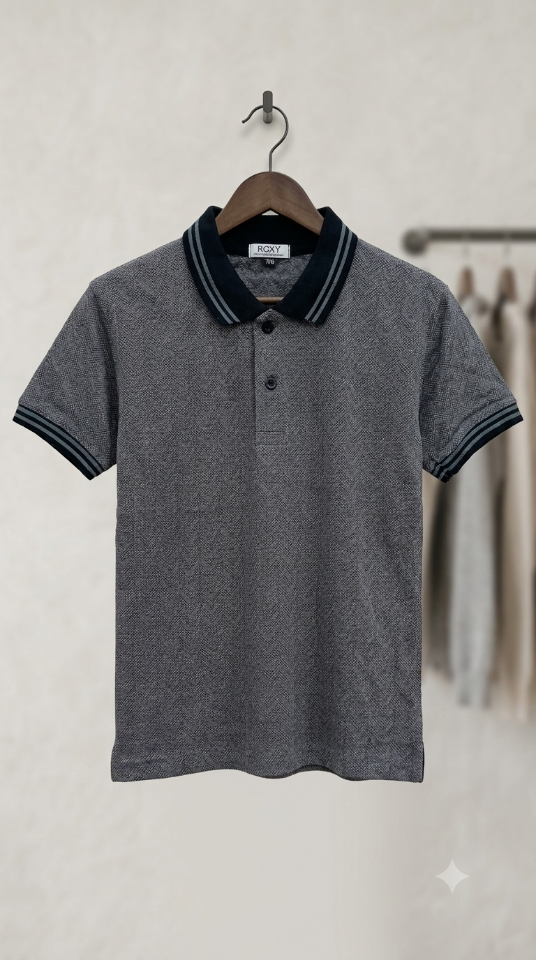 Boys Classic Polo Shirt — flat lay product photo