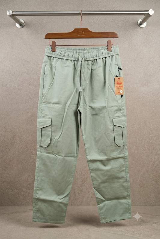 Men's 6 Pocket Cargo Trouser - Sage Green