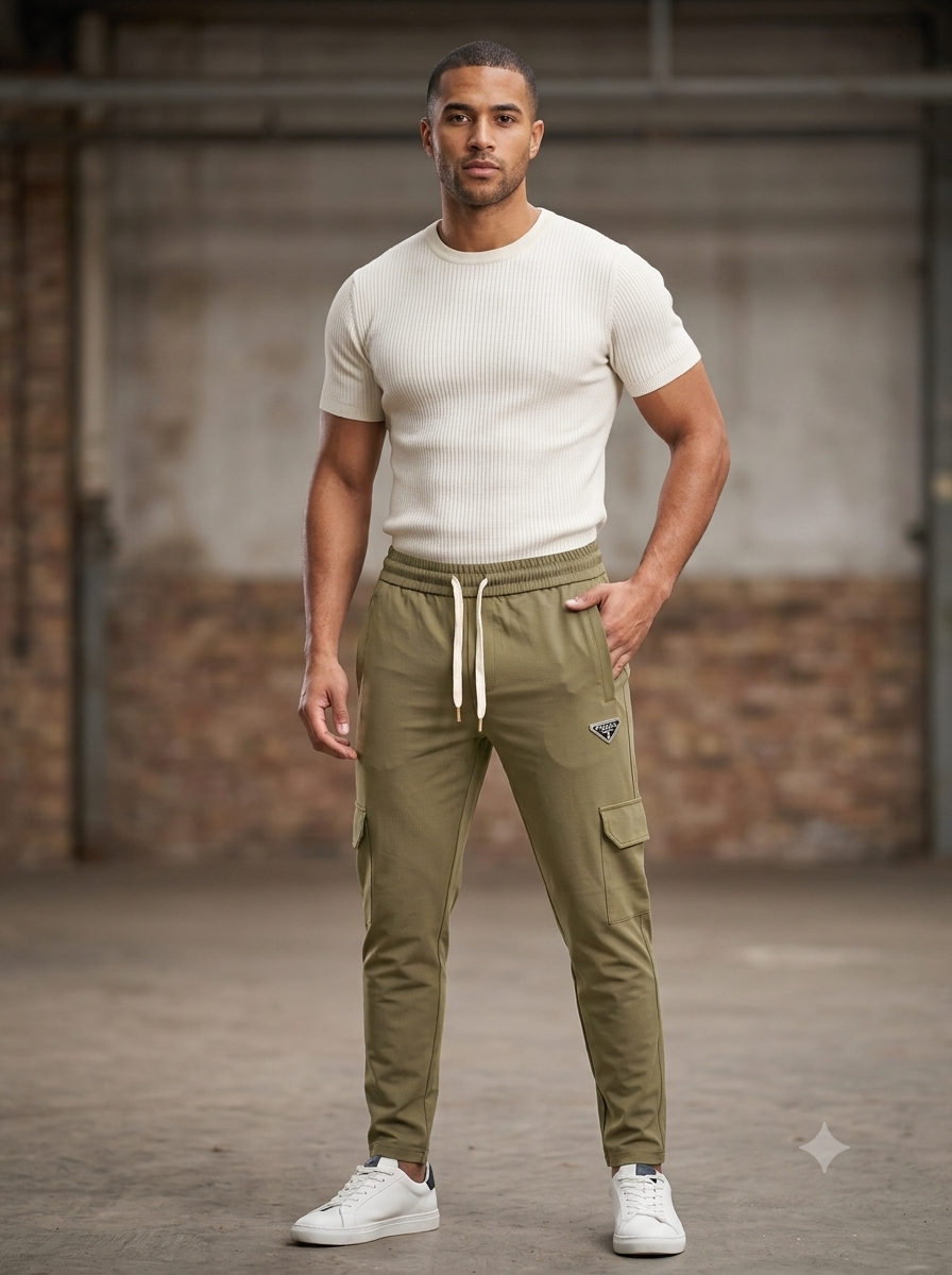 Men's 4x4 Stretch Cargo Trouser - Teal