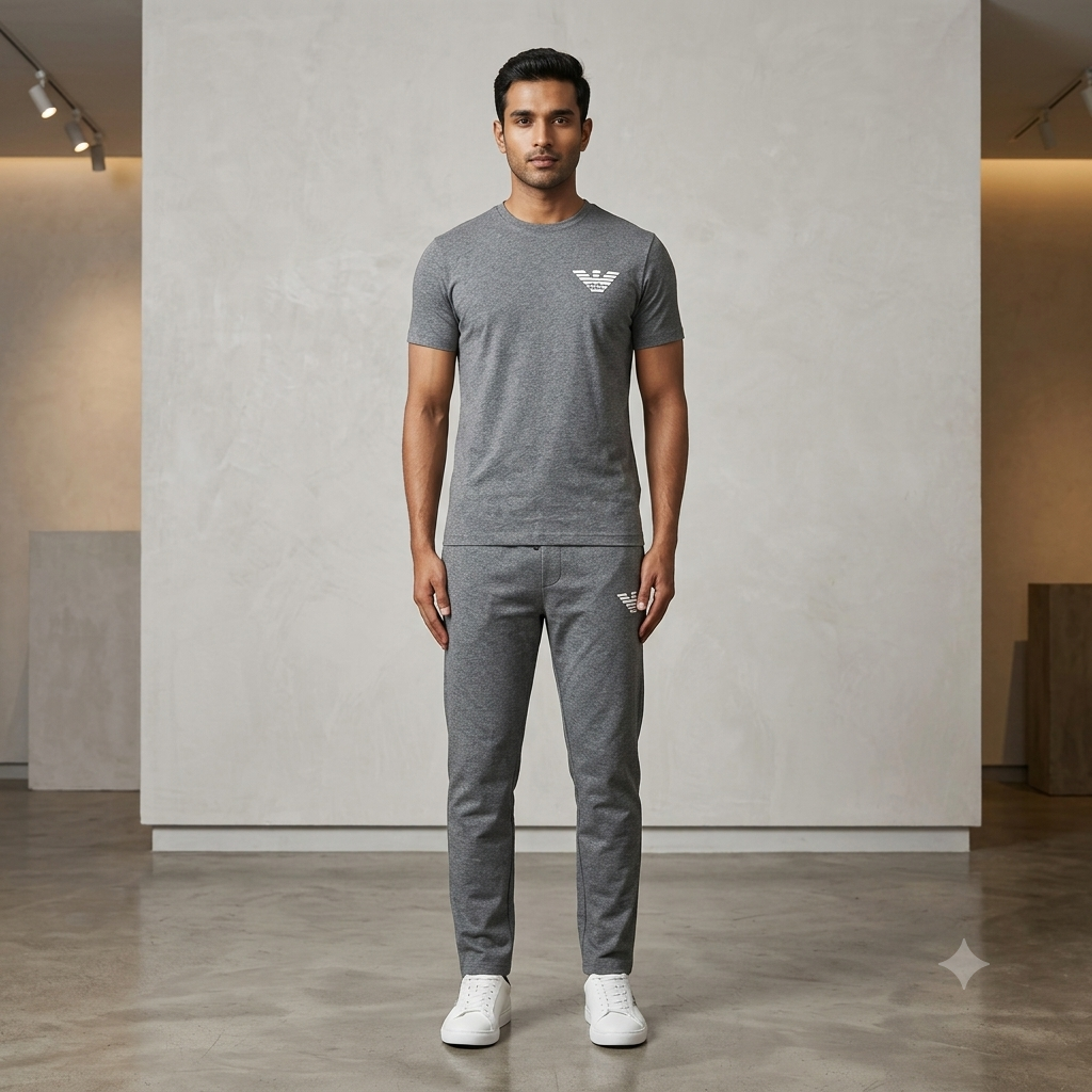 Men's Tracksuit Beige Sand – Full Look