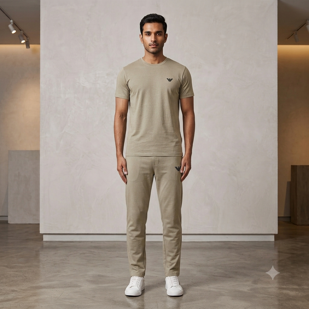Men's Tracksuit Olive Green – Folded Display