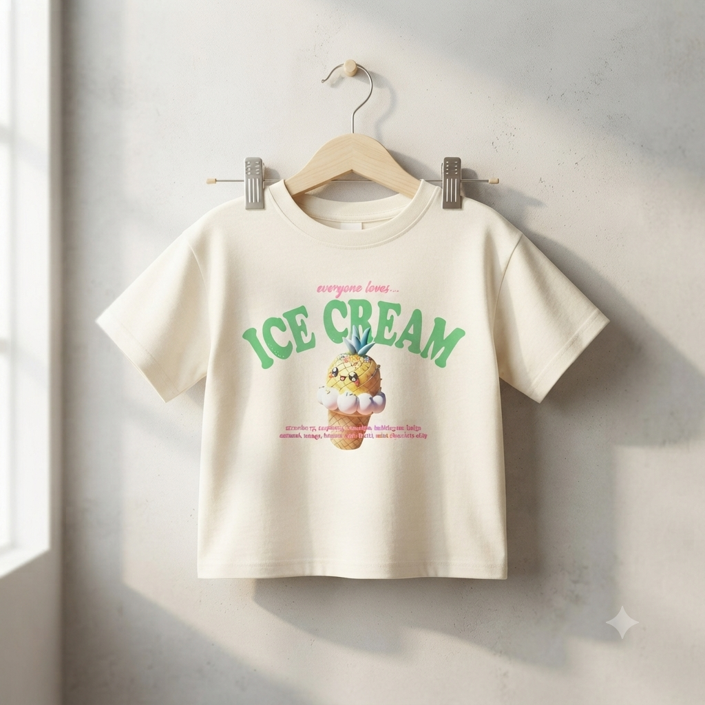 Ice Cream Girls T-Shirt on model