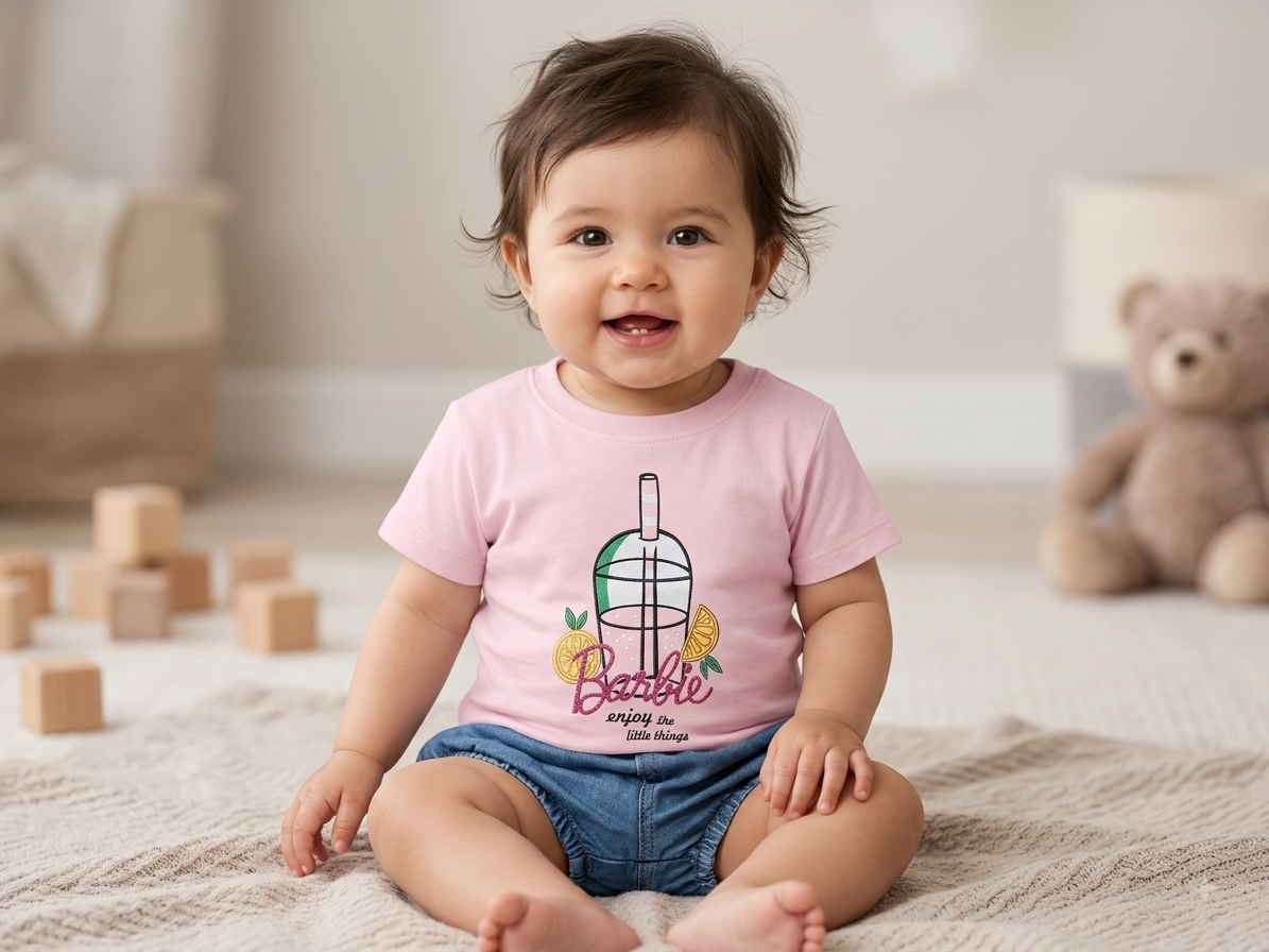 Girls Barbie T-Shirt on hanger – Enjoy the Little Things