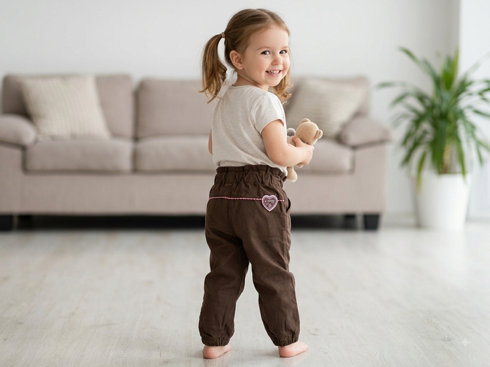 Girls Embroidered Jogger Pants – Du Freches Lausmad