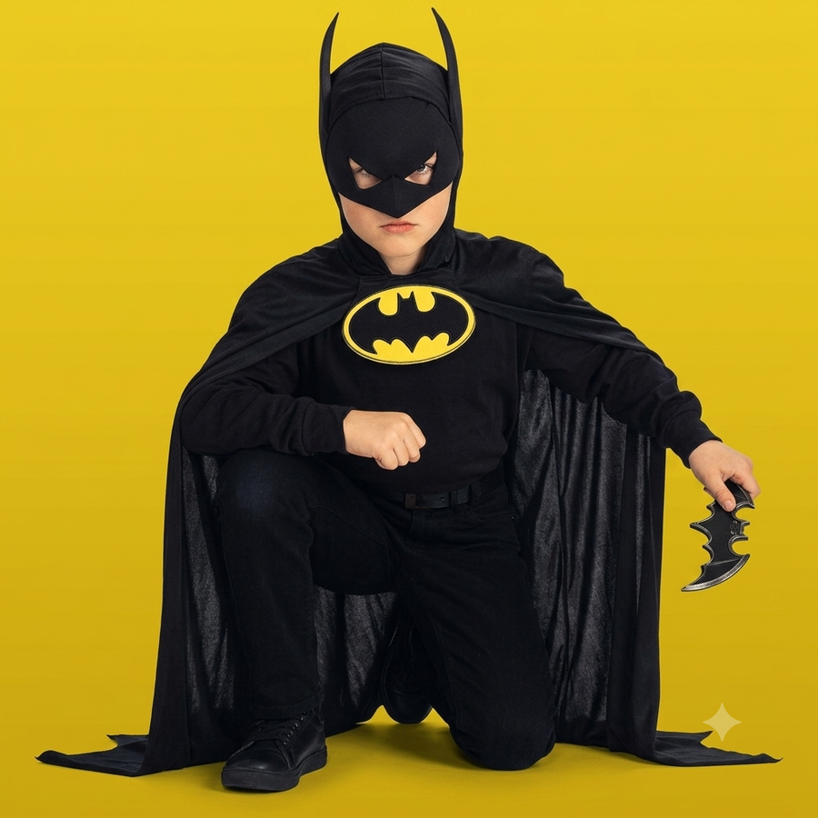 Kids Batman Costume - Standing pose