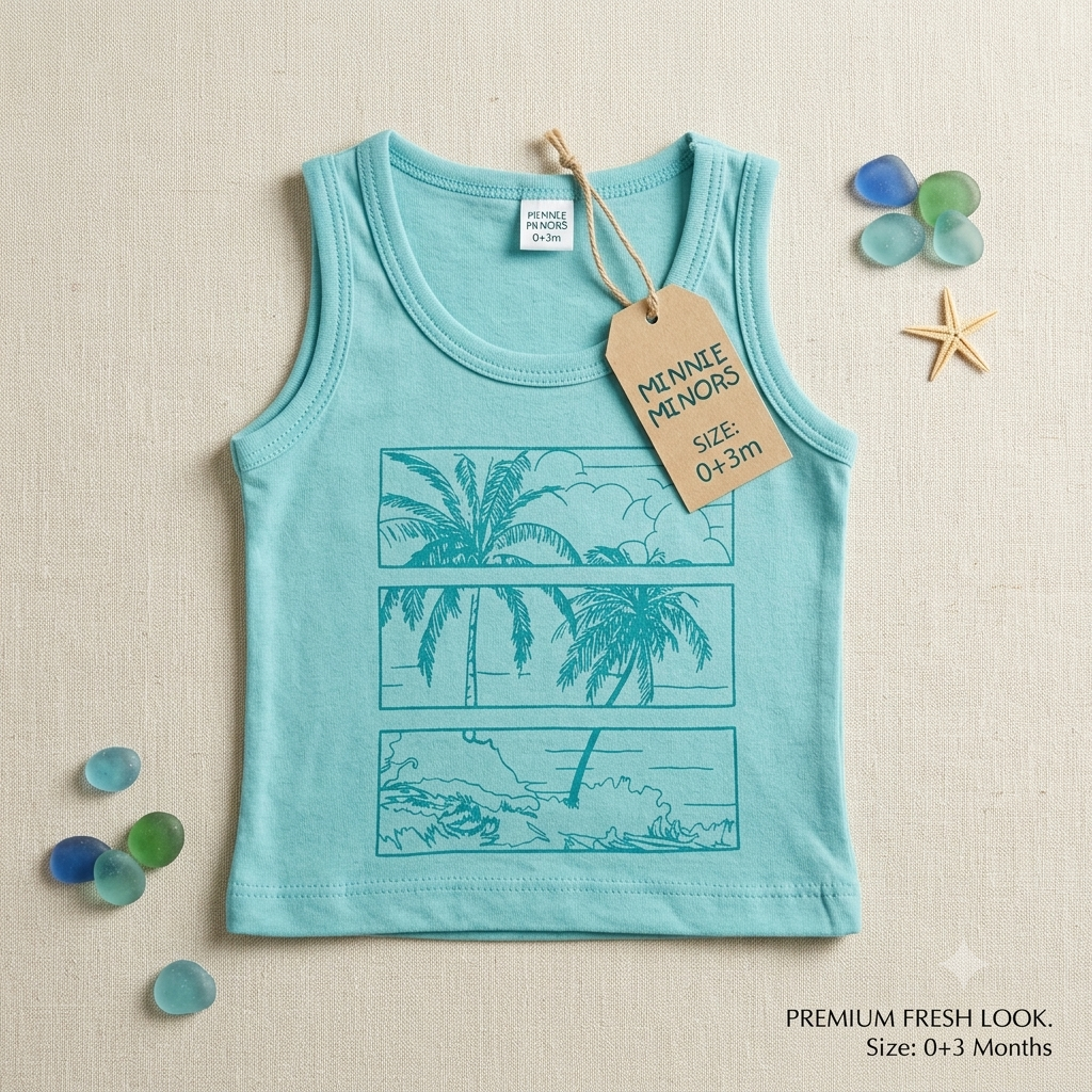 Newborn Boys Sleeveless Shirt